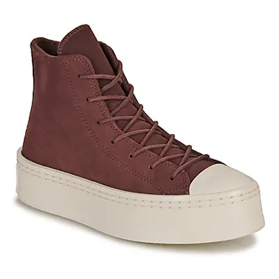 Converse CHUCK TAYLOR ALL STAR MODERN LIFT WINTER women's Shoes (High-top Trainers) in Bordeaux