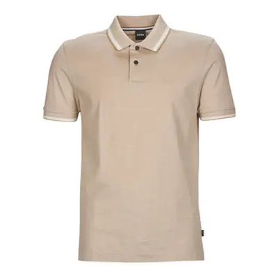 BOSS Parlay 183 men's Polo shirt in Beige