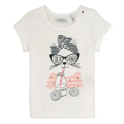 Ikks MEOLIA girls's Children's T shirt in White