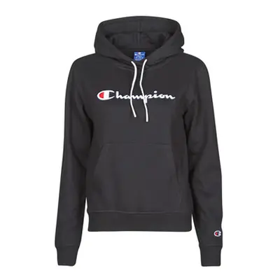 Champion HEAVY COMBED COTTON FLEECE women's Sweatshirt in Black