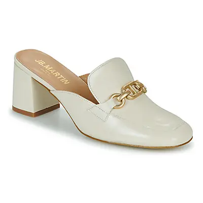 JB Martin VALENCIA women's Mules / Casual Shoes in White