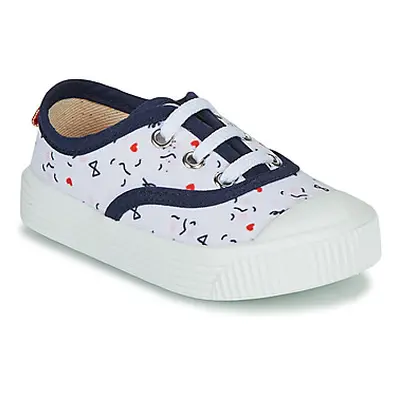 Citrouille et Compagnie MY LOVELY TRAINERS boys's Children's Shoes (Trainers) in White