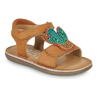 Mod'8 CLOONIMALS girls's Children's Sandals in Brown