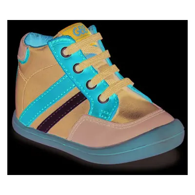 GBB MERIC boys's Children's Shoes (High-top Trainers) in Blue