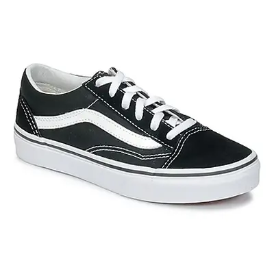 Vans OLD SKOOL V girls's Children's Shoes (Trainers) in Black