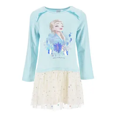 TEAM HEROES ROBE REINES DES NEIGES / FROZEN girls's Children's dress in Multicolour