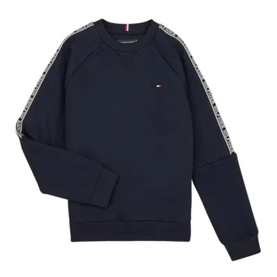 Tommy Hilfiger TAPE SWEATSHIRT boys's Children's sweatshirt in Marine