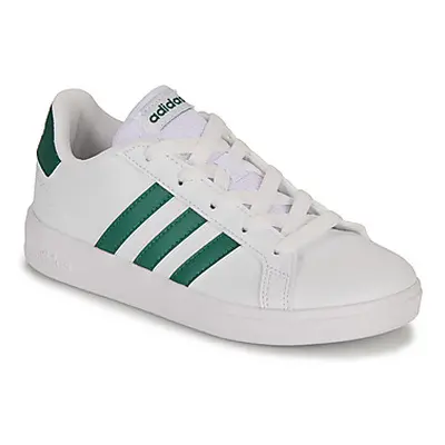 Adidas GRAND COURT 2.0 K girls's Children's Shoes (Trainers) in White