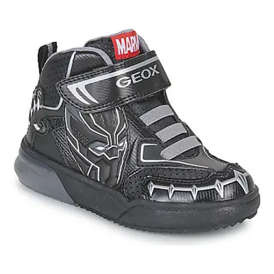 Geox J GRAYJAY BOY B boys's Children's Shoes (High-top Trainers) in Black