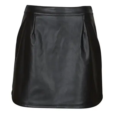 Noisy May NMPROOF HW PU SKIRT women's Skirt in Black