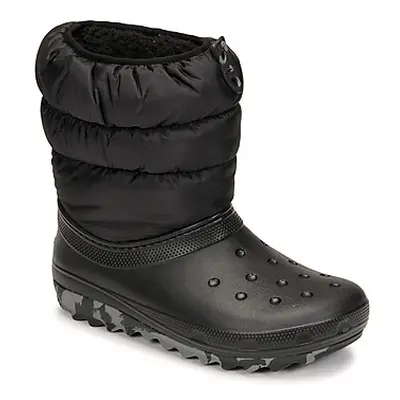 Crocs Classic Neo Puff Boot K girls's Children's Snow boots in Black