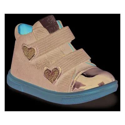 GBB ELMIRE girls's Children's Shoes (High-top Trainers) in Blue