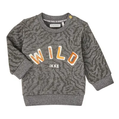 Ikks XR15001 boys's Children's sweatshirt in Grey