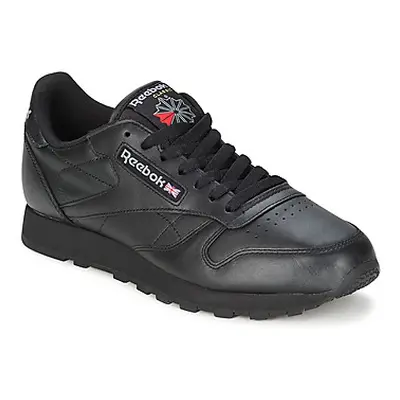 Reebok Classic CL LTHR men's Shoes (Trainers) in Black