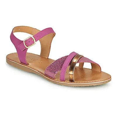 Geox J SANDAL EOLIE GIRL girls's Children's Sandals in Pink