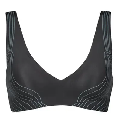 Sloggi ZERO FEEL women's Triangle bras and Bralettes in Black