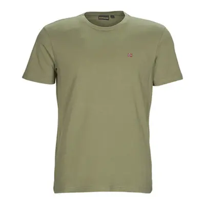 Napapijri SALIS men's T shirt in Kaki