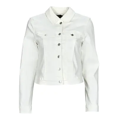 Vero Moda VMLUNA LS SLIM DNM JACKET MIX GA NOOS women's Denim jacket in White