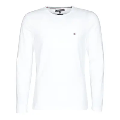 Tommy Hilfiger STRETCH SLIM FIT LONG SLEEVE TEE men's in White