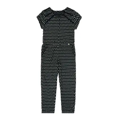 Ikks XS32012-02-C girls's Children's Jumpsuit in Black