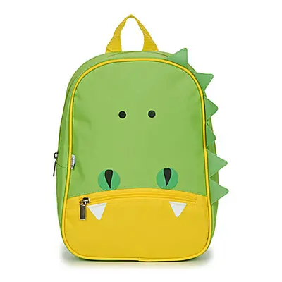 Citrouille et Compagnie CROCODILE GREEN boys's Children's Backpack in Green