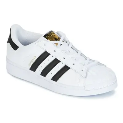 Adidas SUPERSTAR girls's Children's Shoes (Trainers) in White