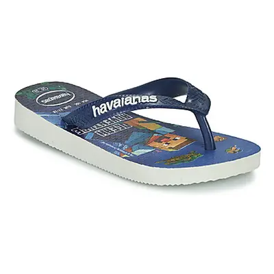 Havaianas KIDS MINECRAFT boys's Children's Flip flops / Sandals in Blue