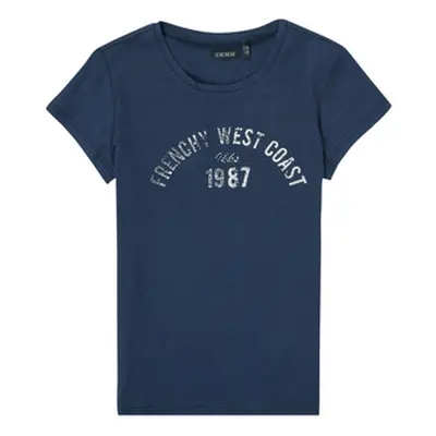 Ikks DROMONE girls's Children's T shirt in Blue