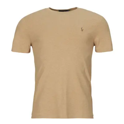 Polo Ralph Lauren T-SHIRT AJUSTE COL ROND EN PIMA COTON men's T shirt in Beige