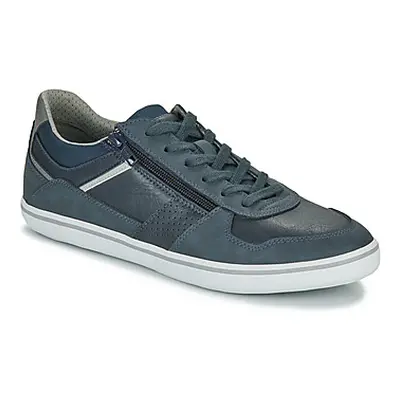 Geox U ELVER men's Shoes (Trainers) in Marine