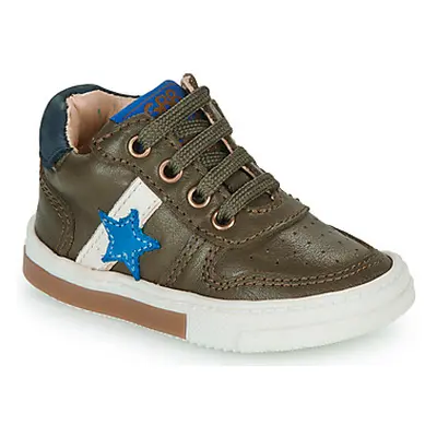 GBB RIKKIE boys's Children's Shoes (High-top Trainers) in Green