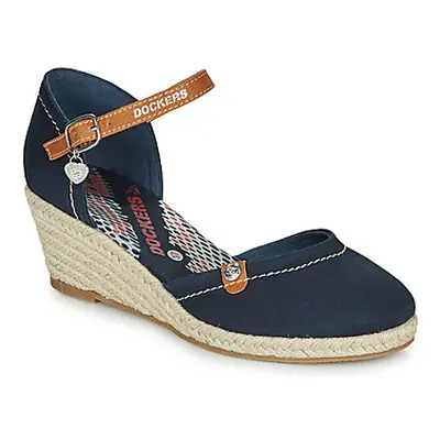 Dockers by Gerli 36IS210-667 women's Espadrilles / Casual Shoes in Blue