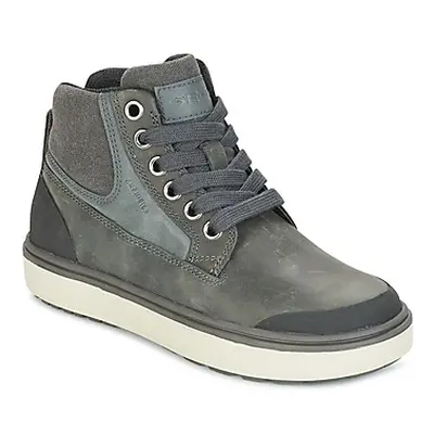 Geox J MATT.B ABX C boys's Children's Shoes (High-top Trainers) in Grey