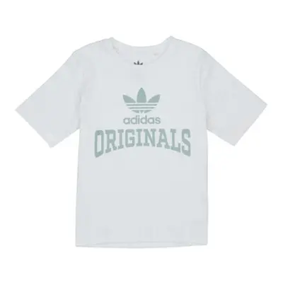 Adidas HL6871 girls's Children's T shirt in White