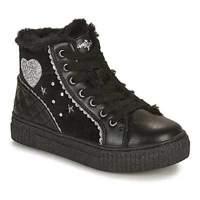 Primigi GIRL ALPHA girls's Children's Shoes (High-top Trainers) in Black