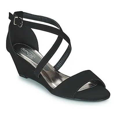 Spot on F10850-AO women's Sandals in Black