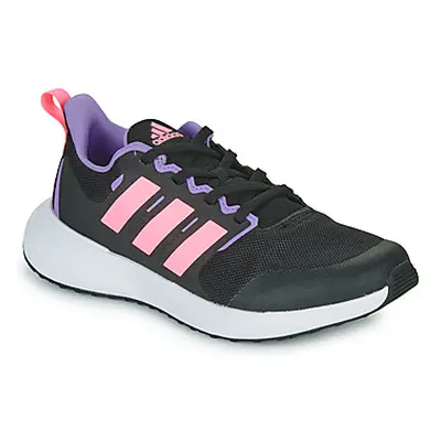 Adidas FortaRun 2.0 K girls's Children's Shoes (Trainers) in Black