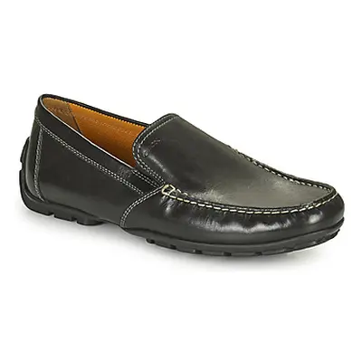 Geox MONET men's Loafers / Casual Shoes in Black