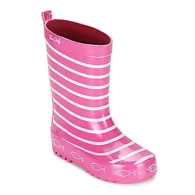 Be Only TIMOUSS girls's Children's Wellington Boots in Pink