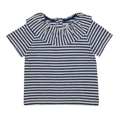 Petit Bateau FANINA girls's Children's T shirt in Multicolour