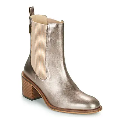 Les Tropéziennes par M Belarbi LOOLY women's Mid Boots in Gold