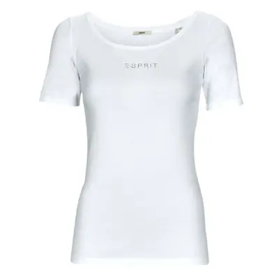 Esprit tshirt sl women's T shirt in White