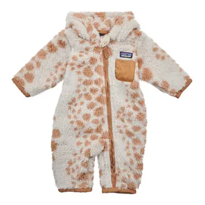 Patagonia BABY REVERSIBLE DOWN SWEATER HOODY girls's Children's Jumpsuit in Beige