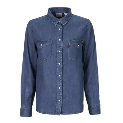 Levis ICONIC WESTERN women's Shirt in Blue