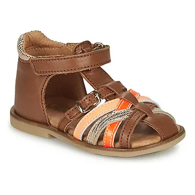 GBB KLOE girls's Children's Sandals in Brown