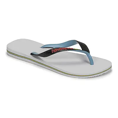 Havaianas BRASIL MIX men's Flip flops / Sandals (Shoes) in White