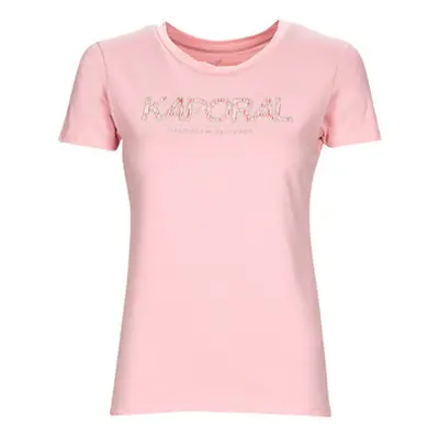 Kaporal JALL ESSENTIEL women's T shirt in Pink