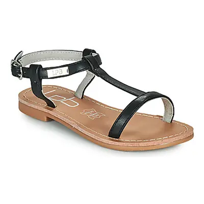 Les Petites Bombes J-BULLE girls's Children's Sandals in Black