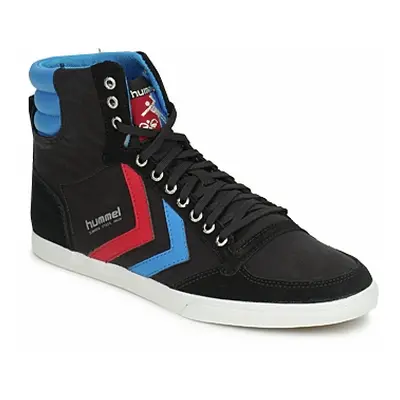 Hummel TEN STAR HIGH CANVAS men's Shoes (High-top Trainers) in Black