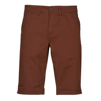 Teddy Smith SHORT CHINO men's Shorts in Brown